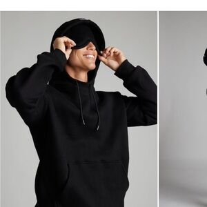 Comfrt Airplane Mode Unisex Black obsidian  Hoodie - S